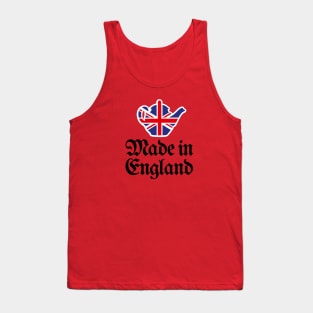 Made in England British UK teapot Union Jack Flag Tank Top